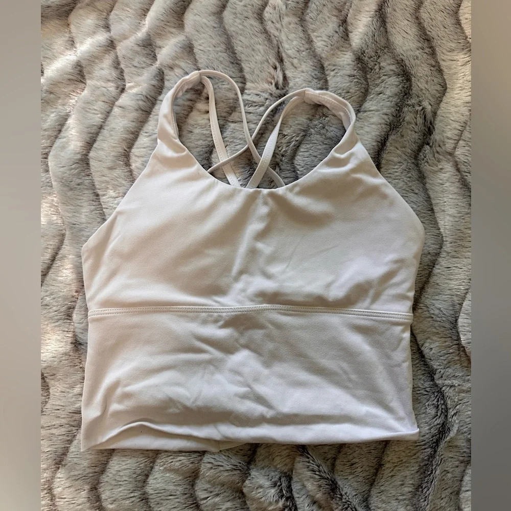 NVGTN Matrix Sports Bra - White (S) - Picture 3 of 4